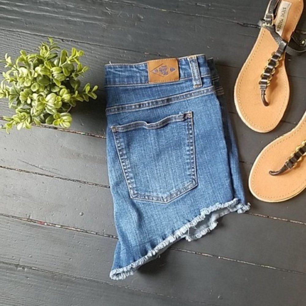 🌼 Wild Blue Cutoff Shorts